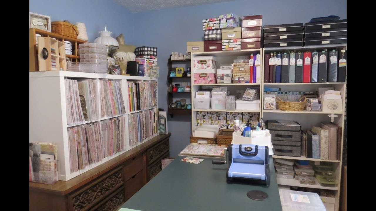 Scrapbook Room Tour, Scrapbooking Room