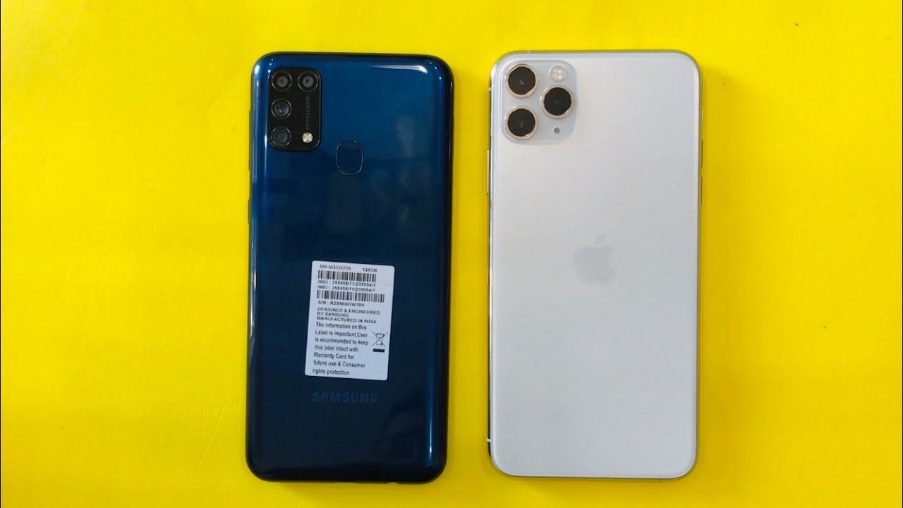 iPhone 11 Pro Max vs Samsung Galaxy M31
