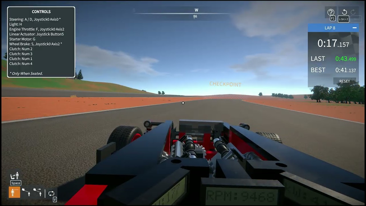 Gear Blocks Inner Loop Lap Record Attempt