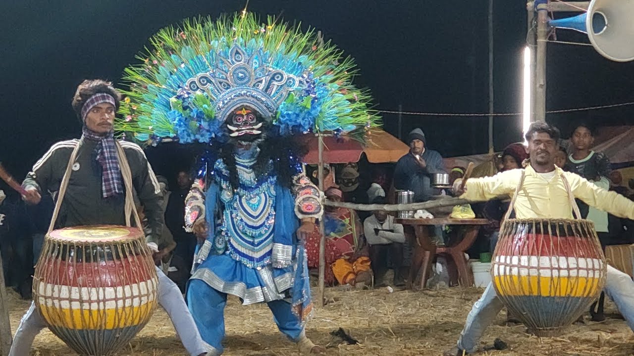 নতুন ড্রেসে অসুর নাচ বিজয় কৃষ্ণ কুমার। Brindaban kumar asur nach 