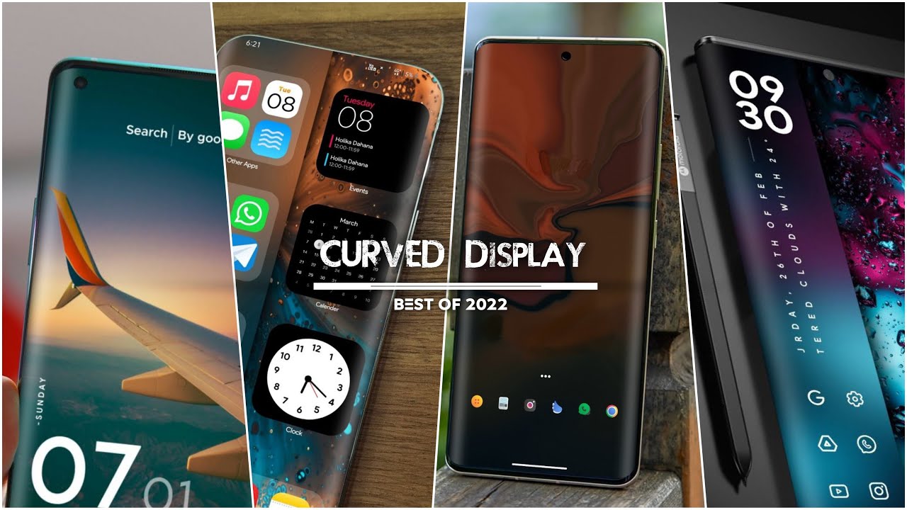 CURVED DISPLAY || Best smartphones 2022