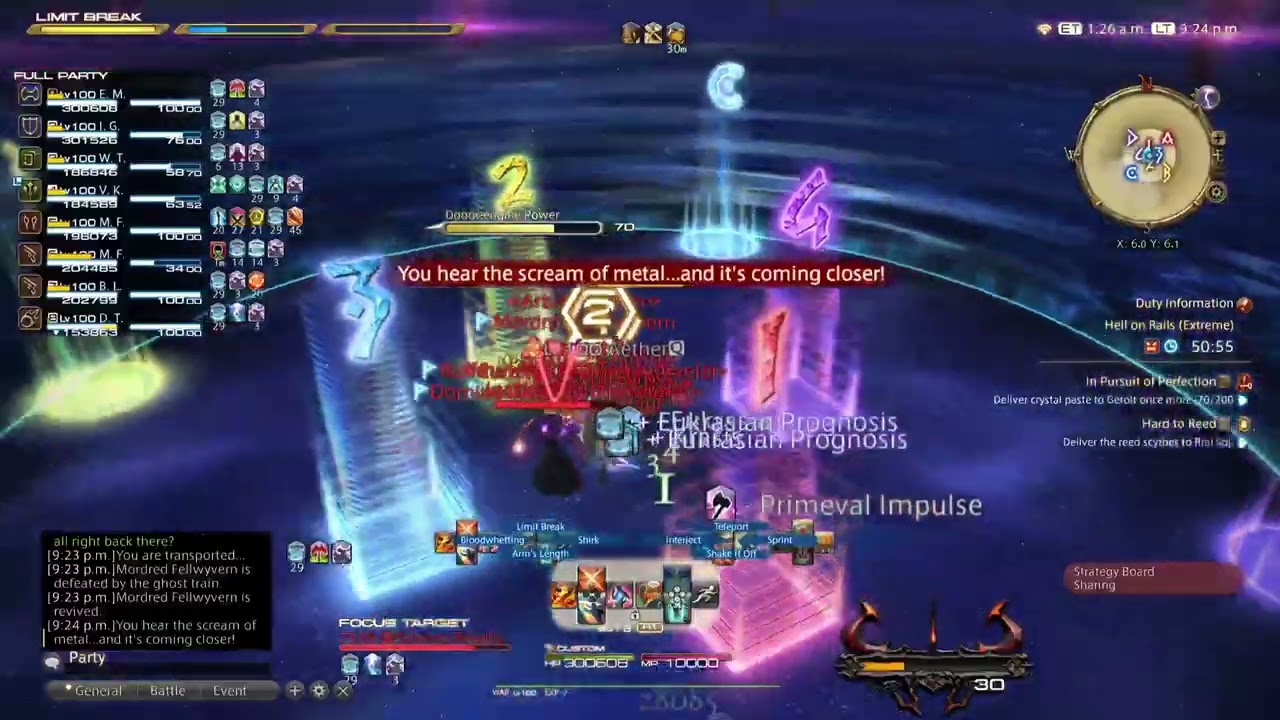 Ffxiv - Hell on Rails ext (fri discord group prog)