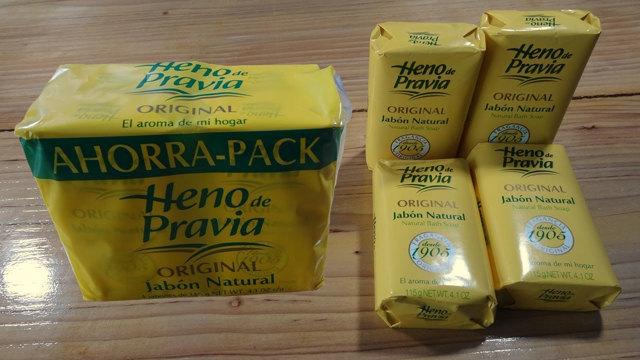 Heno de Pravia Original El Aroma de mi hogar Ahorra-Pack 4 jabón de tocador 115 g