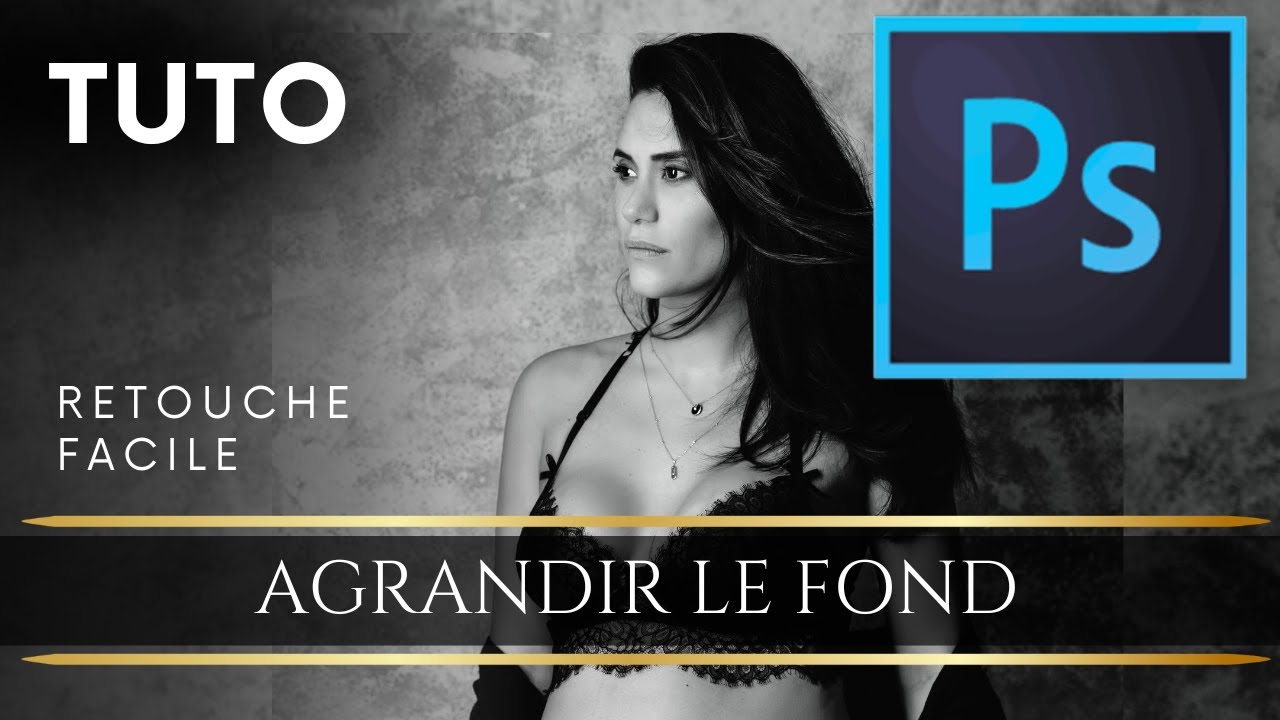 Photoshop : comment agrandir un fond de studio photographe grossesse