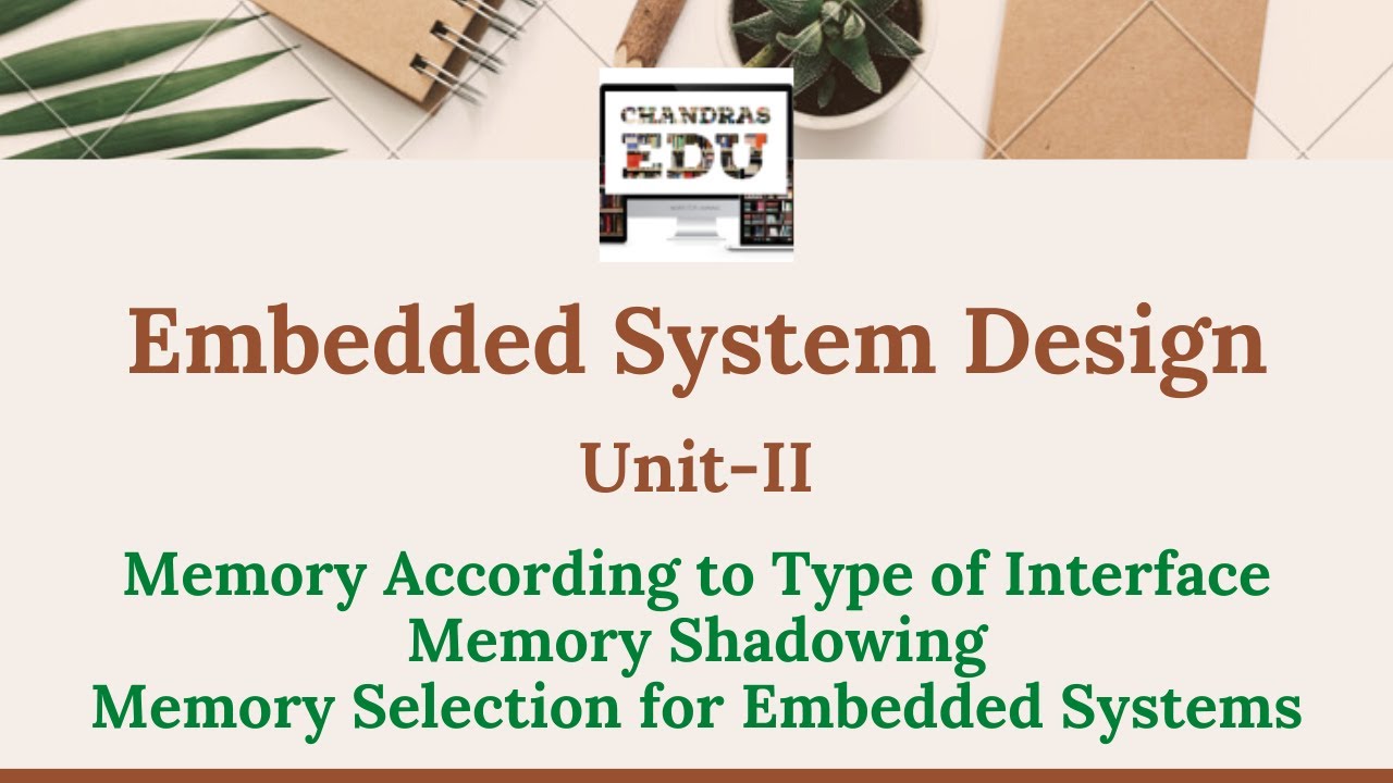 Memory According to Type of Interface | Memory Shadowing | Memory Selection for Embedded Systems