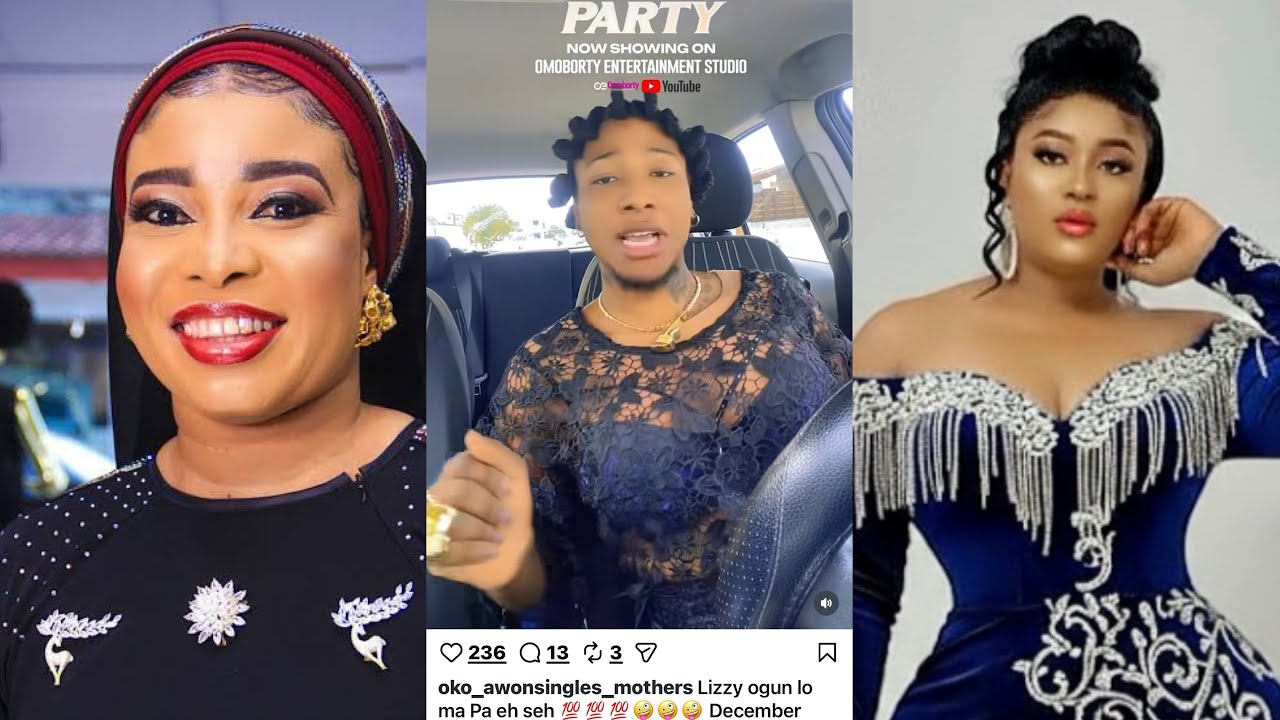 Lizzy Anjorin blasts Omoborty for wining n dining with her enemy, that is, Akeem, Oko Awon single M.