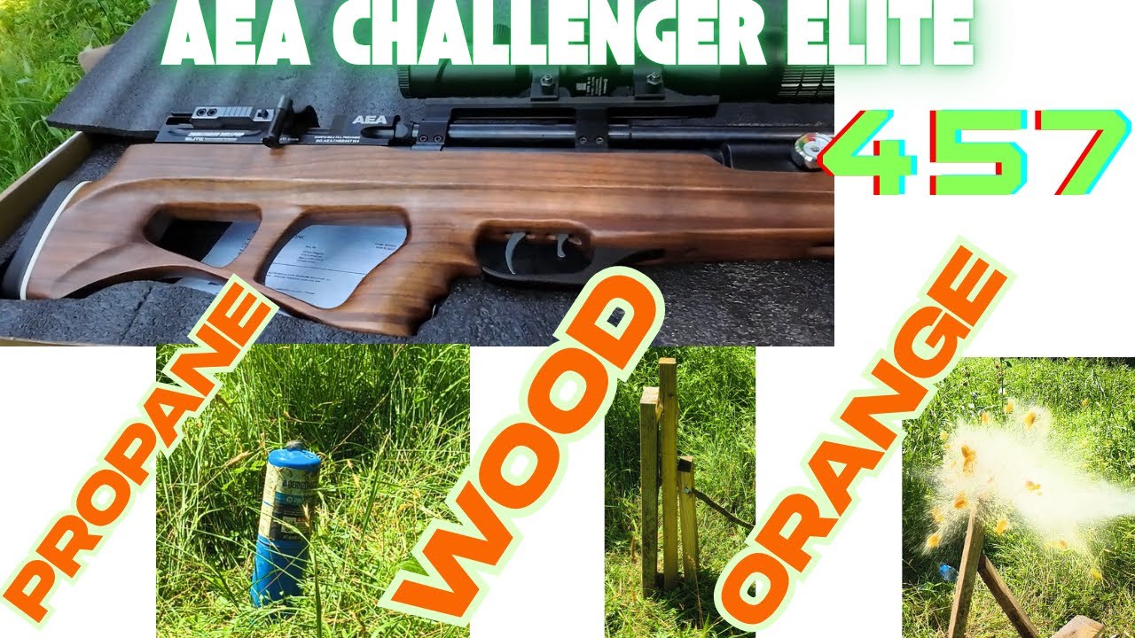 AEA CHALLENGER ELITE ( WOOD TEST) (ORANGES) AND PROPANE TANK