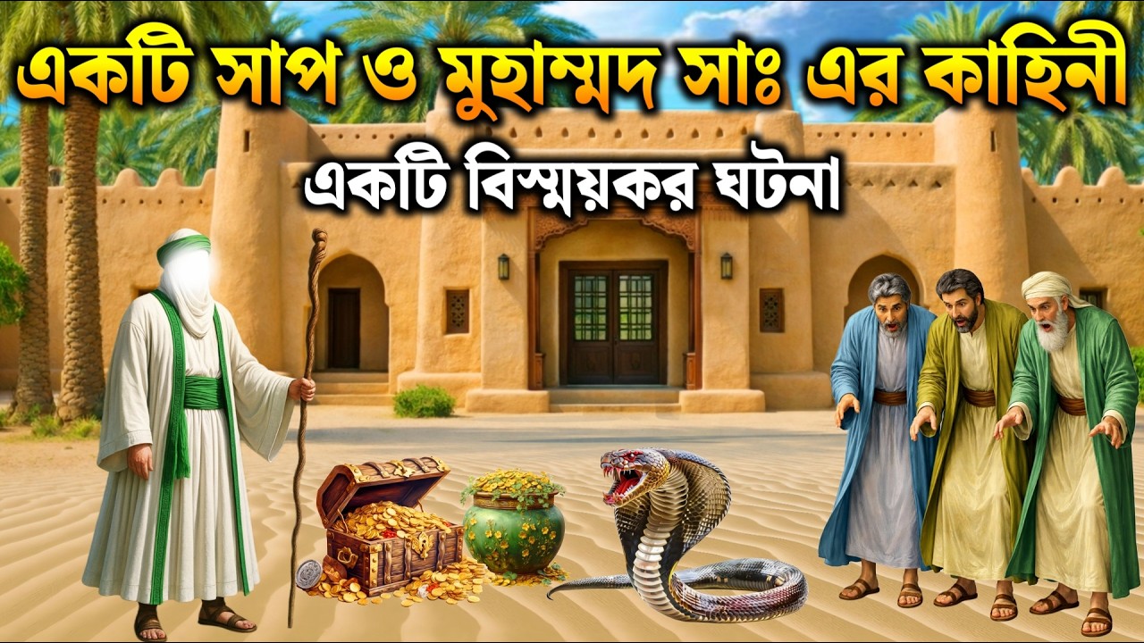 একটি সাপ ও মুহাম্মদ সাঃ এর কাহিনী | হযরত মুহাম্মদ সাঃ এর জীবনী | ইসলামিক কাহিনী | Special History