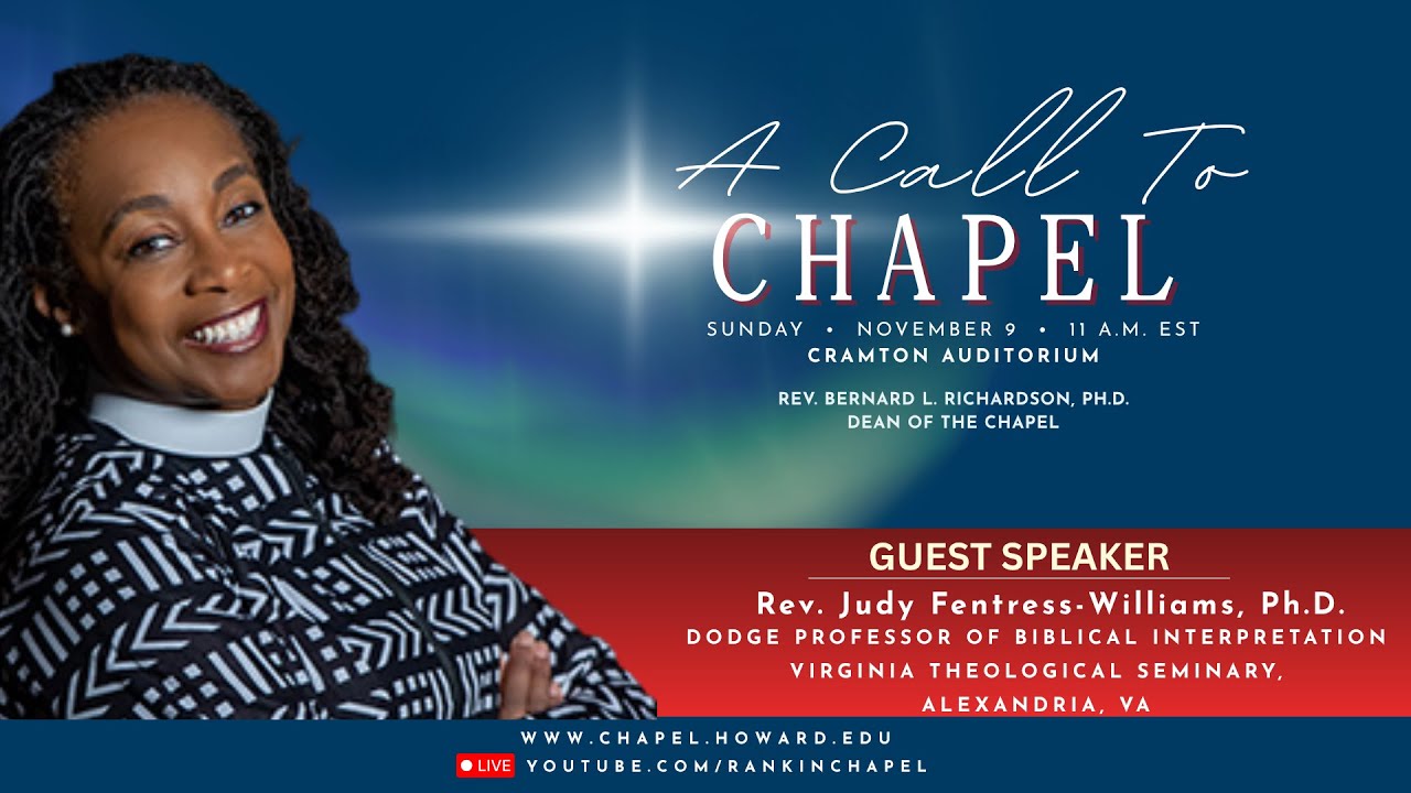 Rev. Judy Fentress-Williams, Ph.D. | Andrew Rankin Memorial Chapel | Howard University