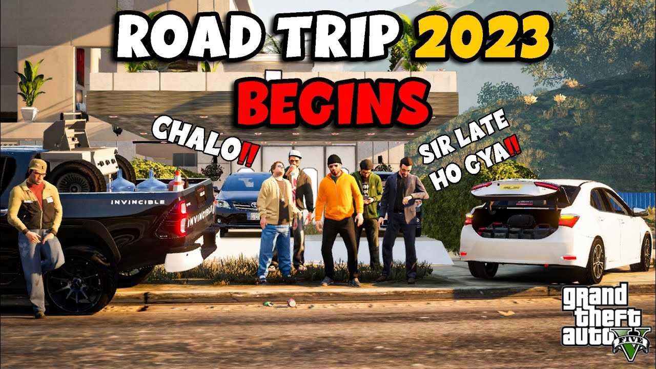 ROAD TRIP 2023 WITH FRIENDS | TOYOTA COROLLA GRANDE 2018 | NB - EP #20 | GTA 5 PAKISTAN