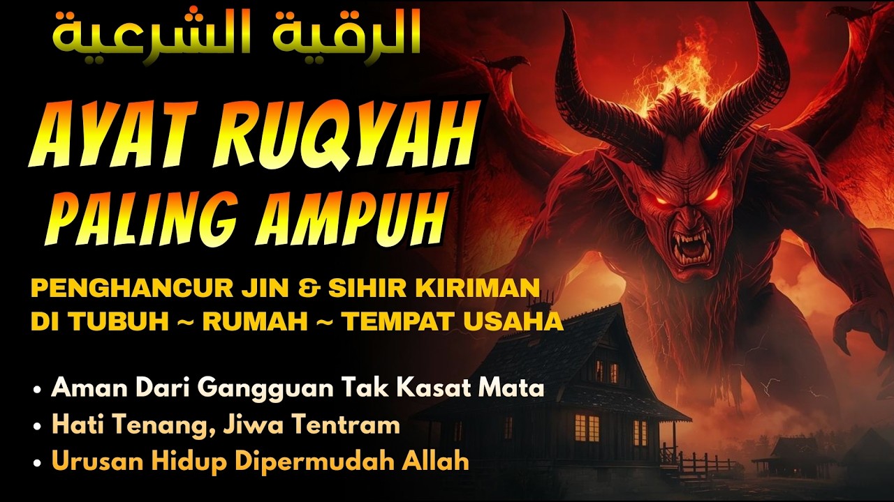 Ayat Ruqyah Ampuh‼️ Ruqyah Rumah Dan Diri Sendiri Pengusir Jin Dan Setan, Penenang Hati & Fikiran