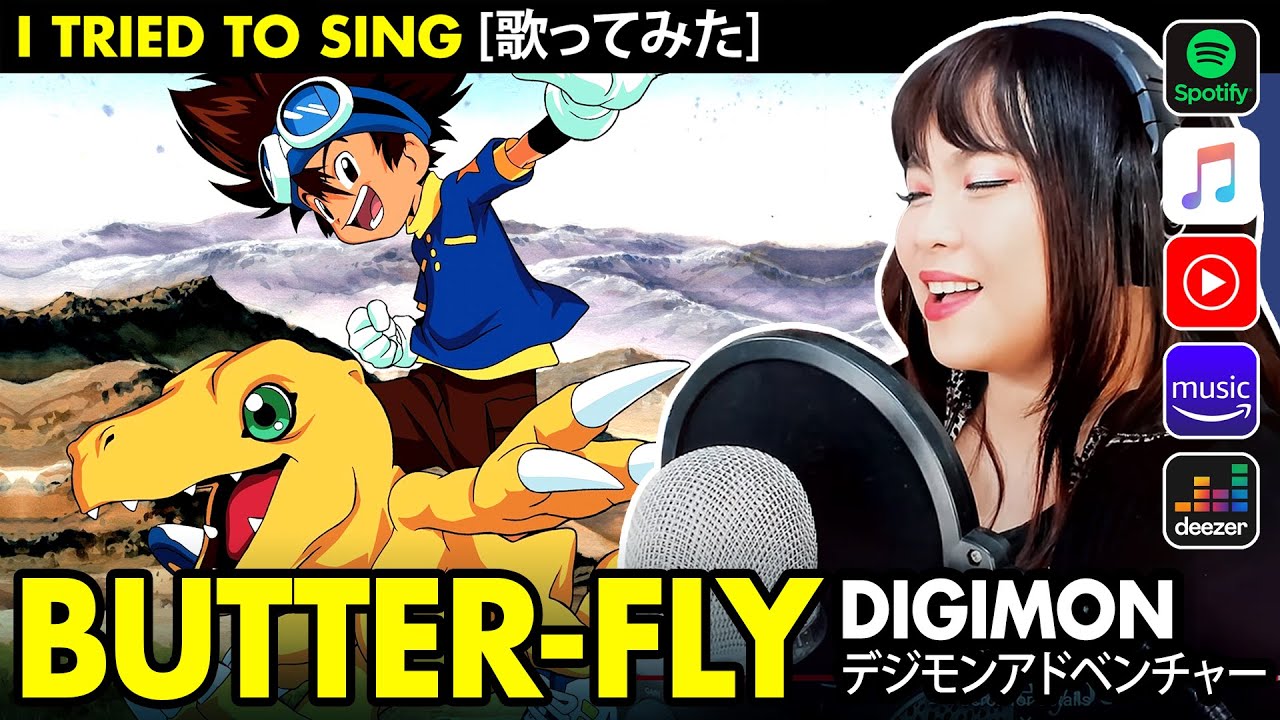 Digimon Adventure OP 1 / デジモンアドベンチャー OP 1 - Butter-Fly カバー 歌ってみた / 和田光司 - Vocapanda cover