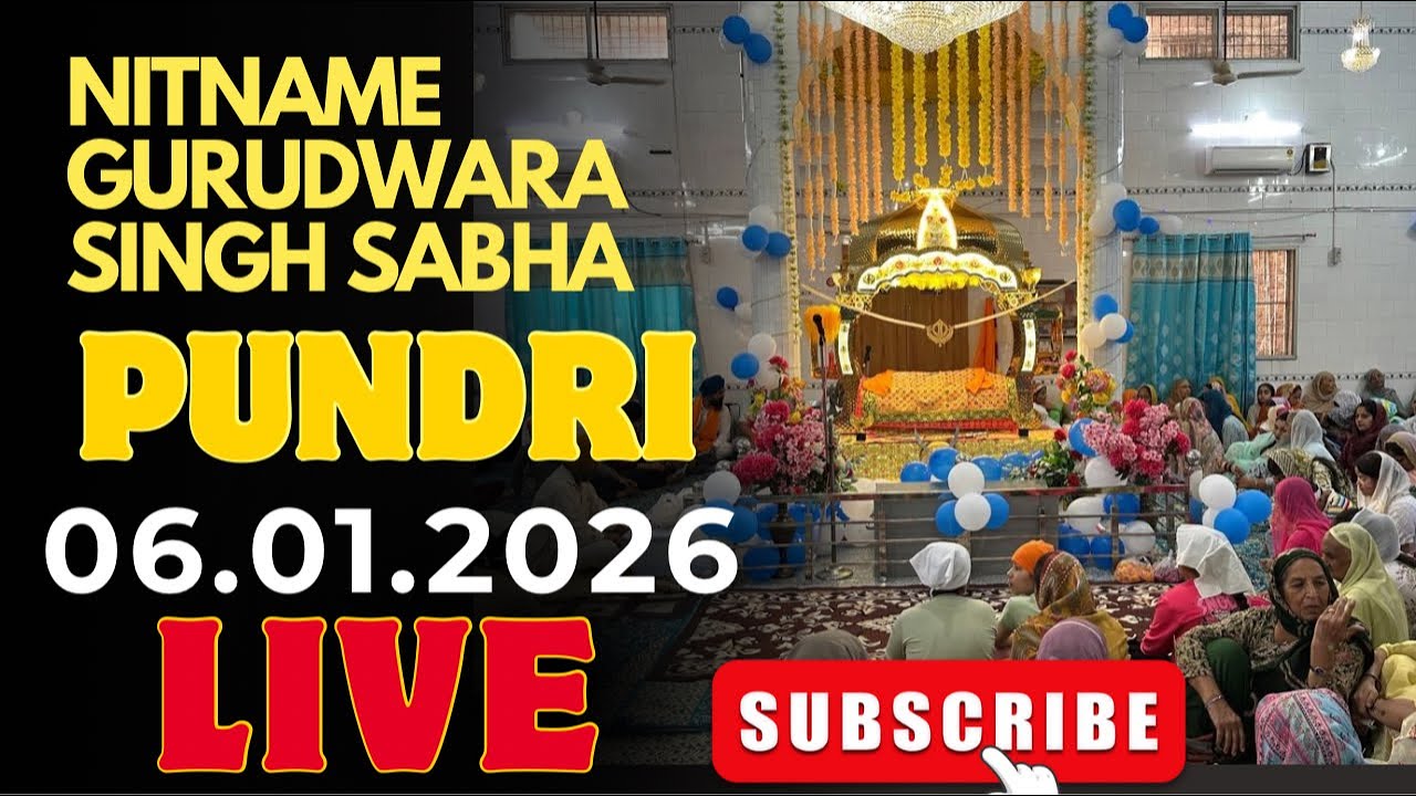 Nitname Gurudwara SINGH SABHA Pundri 06.01.2026