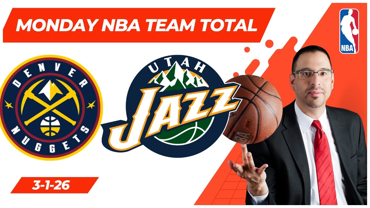 Nuggets vs Jazz | NBA Team Total | Raphael's NBA Betting Picks & Predictions | Monday 3/2/26