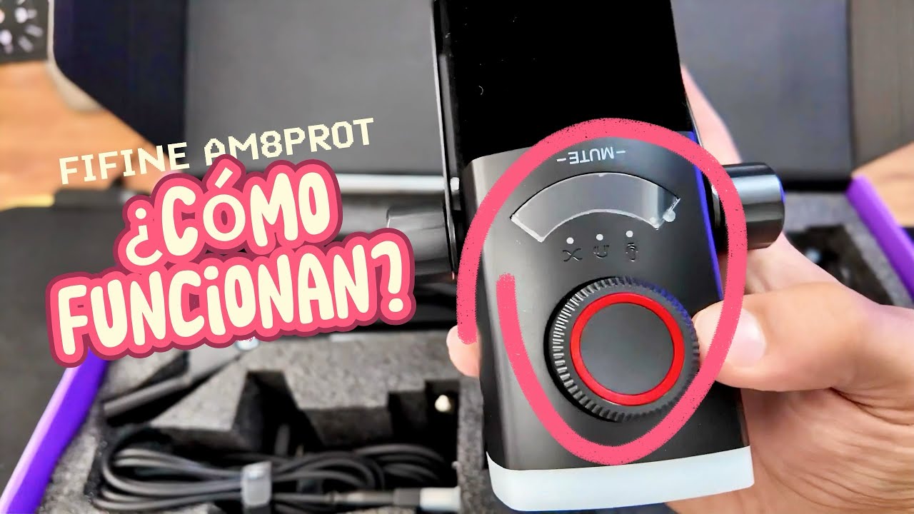 [Tutorial] Cómo funcionan los botones físicos del micrófono | FIFINE AM8PROT