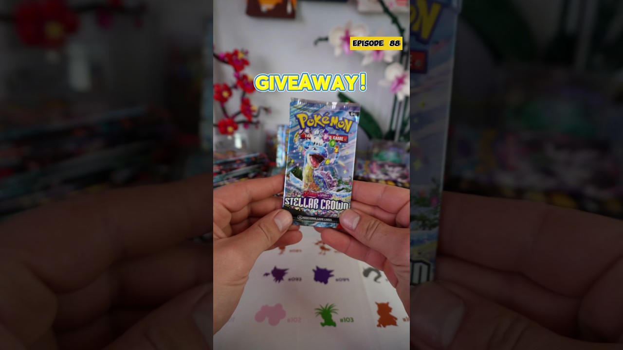 Pokemon Stellar Crown Giveaway! (Saving One!) Ep. 88