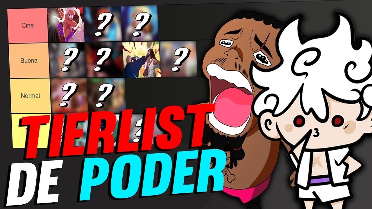 LOS PERSONAJES MAS PODEROSOS DE ONE PIECE - la peor tierlist de la historia @GearFiveOP