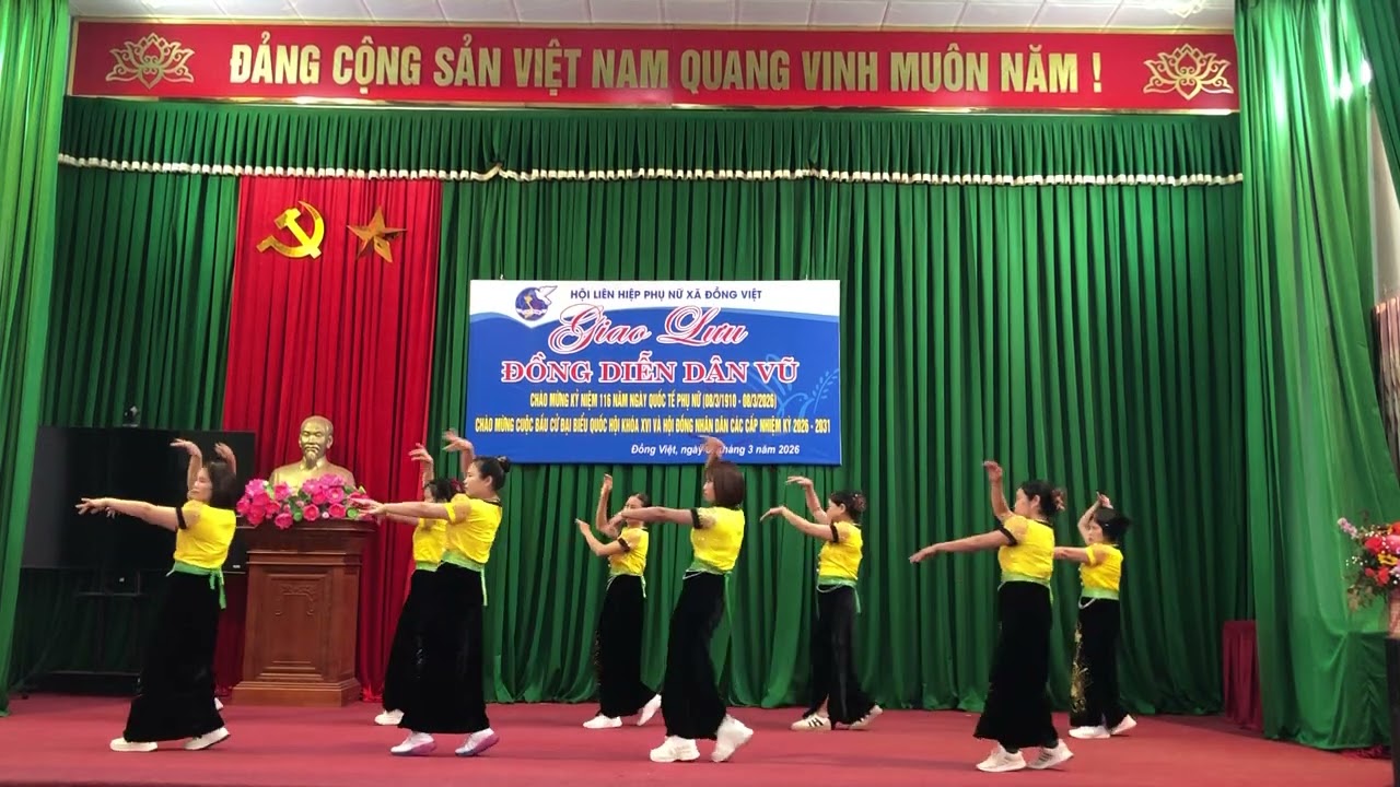GIAO LƯU DÂN VŨ HLHPN XÃ ĐỒNG VIỆT TỈNH BẮC NINH (08/03/2026) clb CẦU THƯỢNG