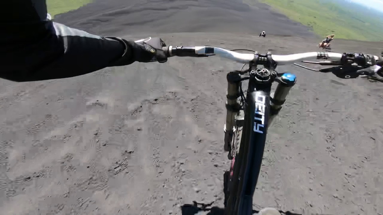 Riding Cerro Negro in Nicaragua