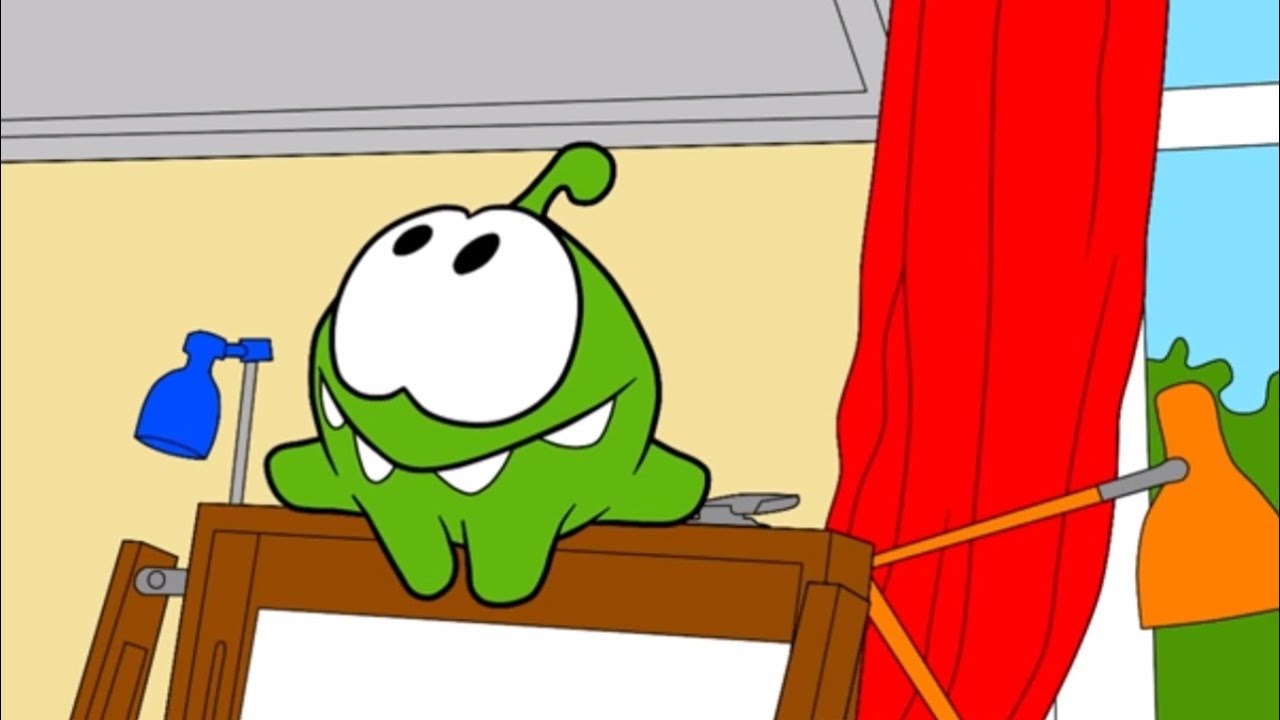 The Colouring Book! - Learning colours with Om Nom - Arts and Craft (Cut the Rope)