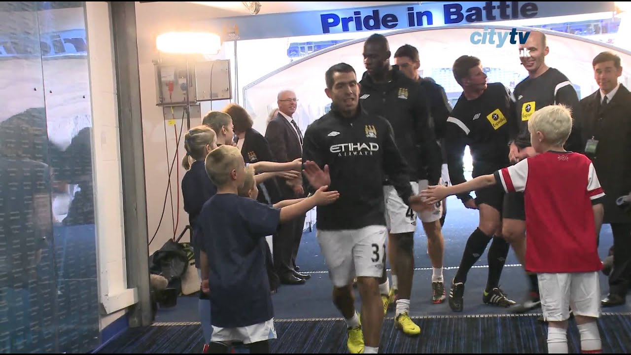 TUNNEL CAM: City 1-1 Arsenal EPL 12-13