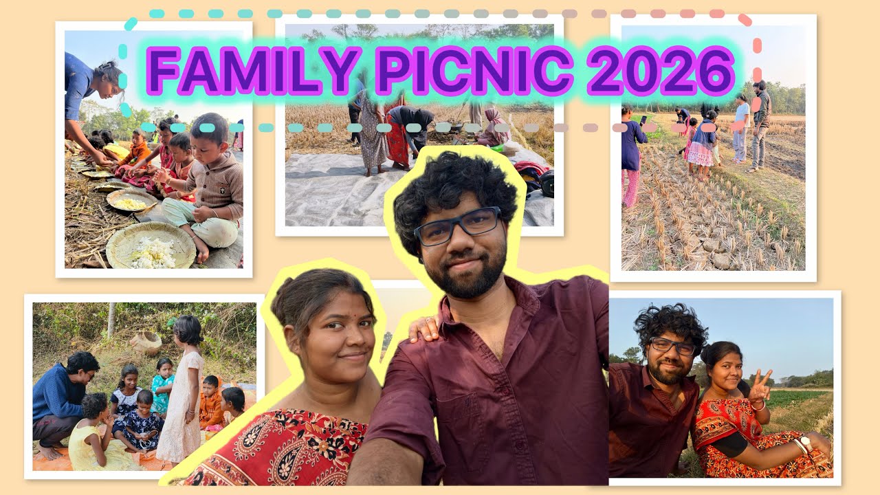 1st January 2026 Picnic//Family Picnic❤️// Bir Sore🤗//Picnic re ched ko le chika keda 🤭