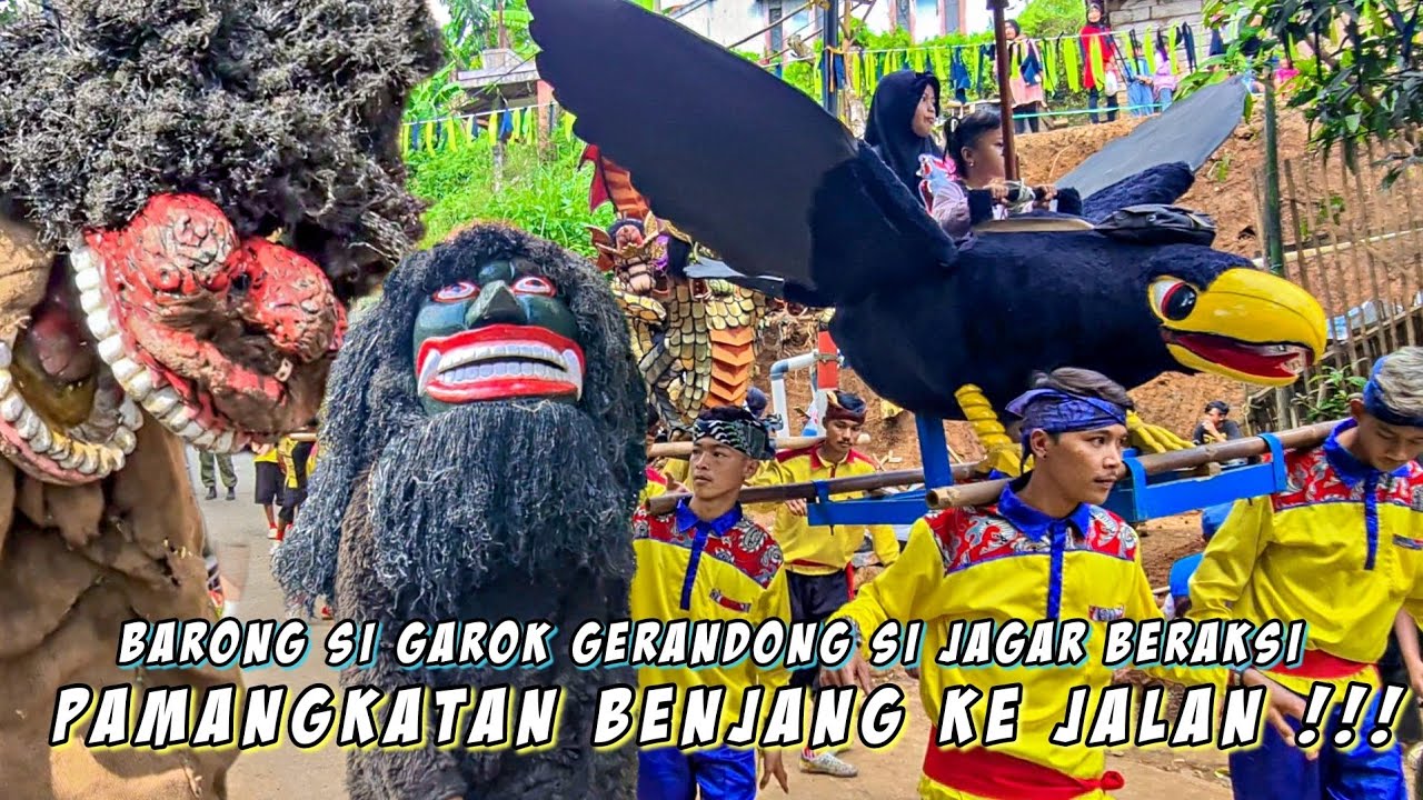 GAROK DAN JAGAR!!! PAMANGKATAN BENJANG ARAK ARAKAN - Seni Benjang Mekar Budaya