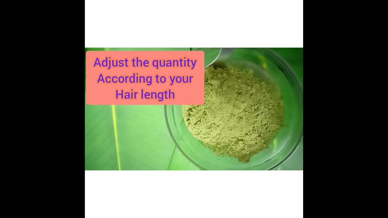 DIY Natural Hair Colour Henna Indigo 2 Steps Process for healthy & beautiful hair For Men and Women