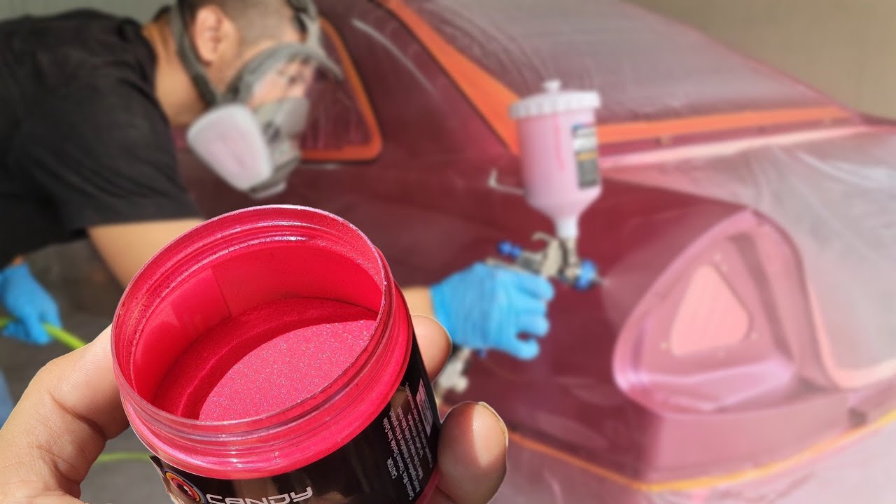 Let's Spray - BAKU RED Pearl over ROSE 🌹