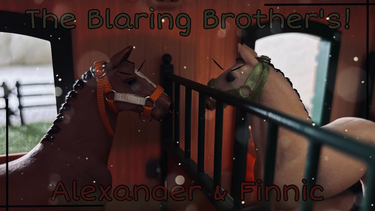 RoseMoor Stables SO1 EO6 ~ The Blaring Brothers - A Schleich Horse Original Series -| RS