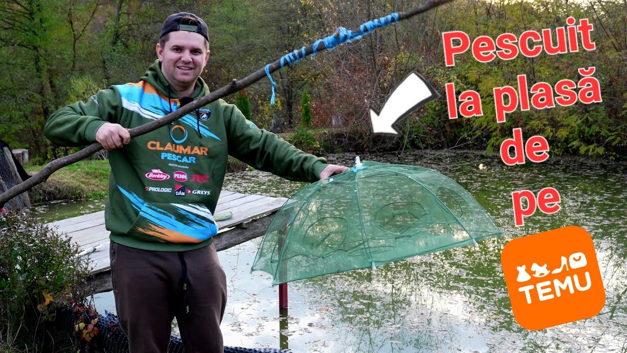 Pescuit cu PLASA de pe TEMU ! Ce am Prins DIN NOU? 😳 Incredibil 🎣 