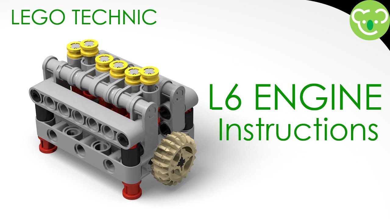 Lego Technic 6-cylinders Engine - Instructions