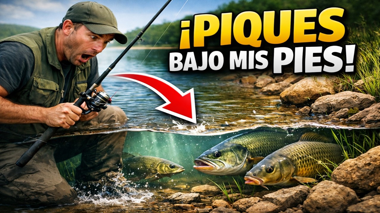 DEJA de lanzar lejos. El 90% de los peces está a tus pies.