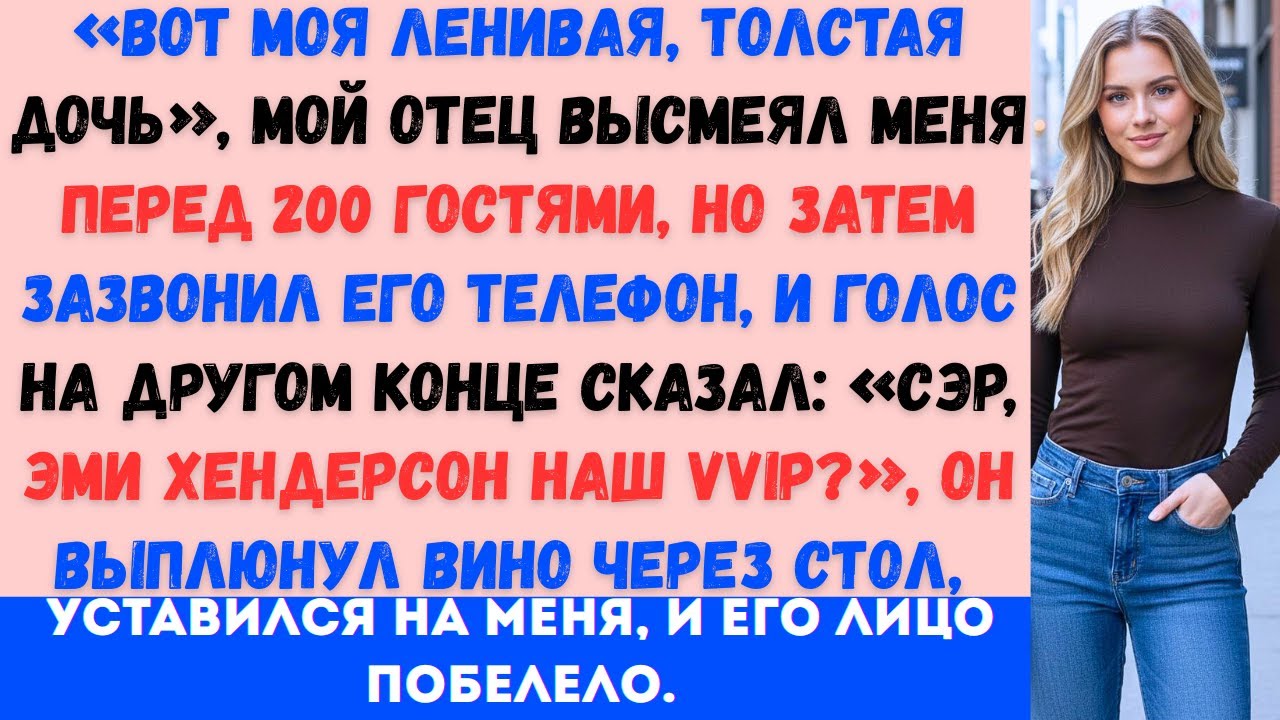 «Мой отец высмеял мою внешность за рождественским ужином. А потом поперхнулся вином, когда получил..