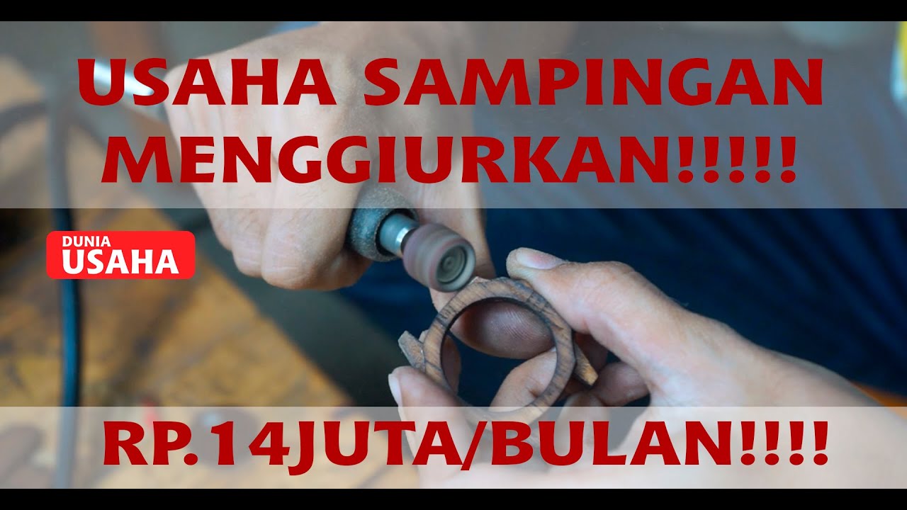 IDE USAHA SAMPINGAN , PROSES PEMBUATAN JAM TANGAN KAYU HANDMADE