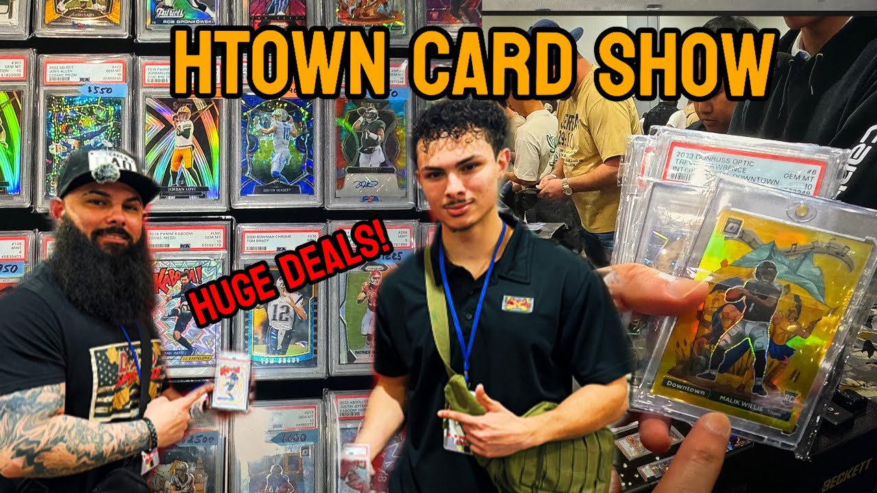 Более 32 000 долларов в сделках на Houston Card Show в качестве продавца
