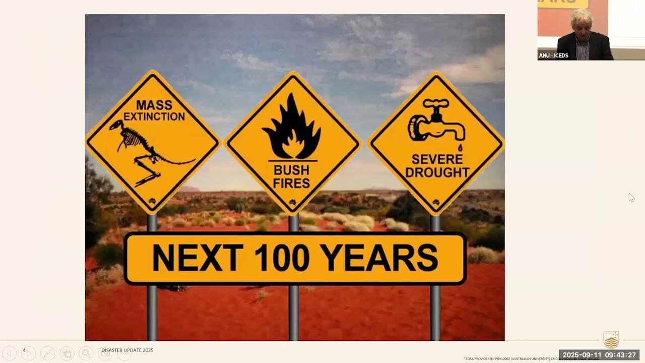ANU Disaster Solutions Update 2025 - 1. Keynote