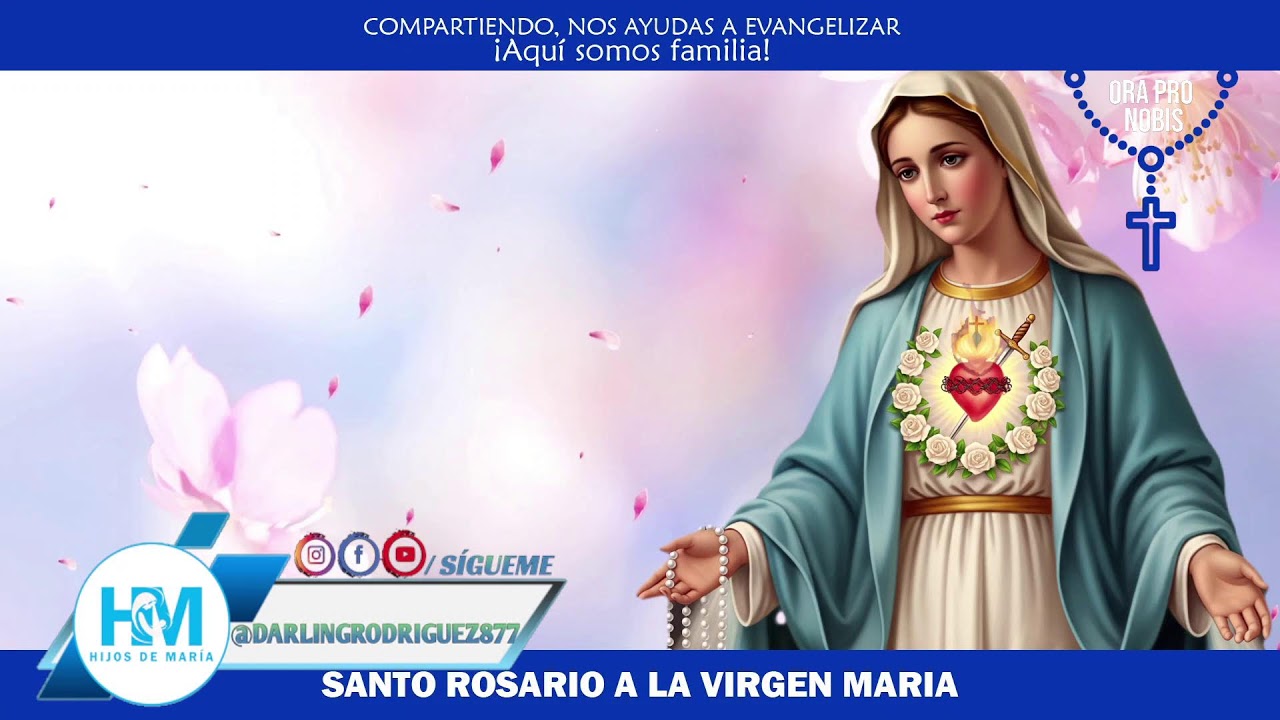 Santo Rosario a  la Virgen María - Misterios Luminosos - 29-01-2026