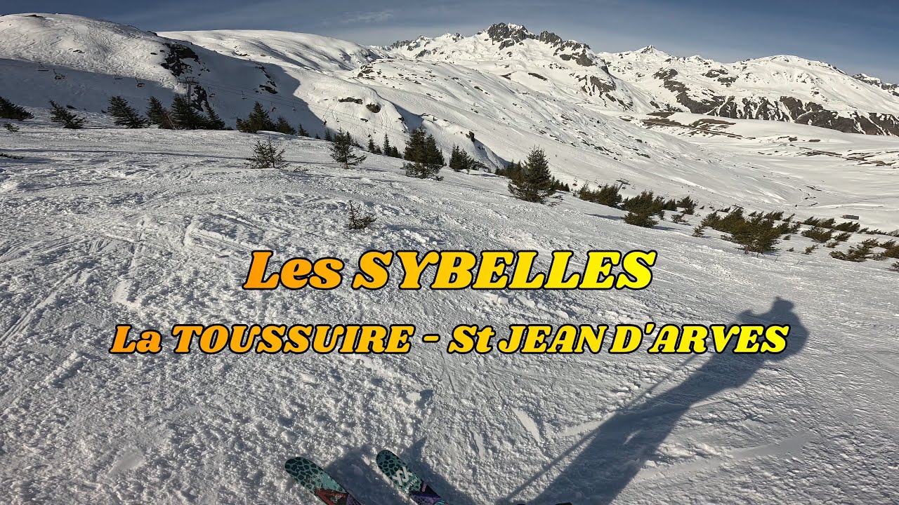 Ski aux SYBELLES, du HORS-PISTE en neige dure !