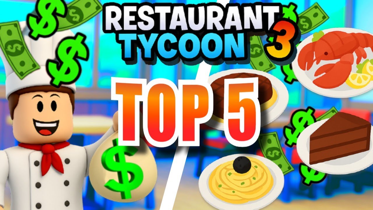 MOST EXPENSIVE DISHES in Restaurant Tycoon 3 - Roblox