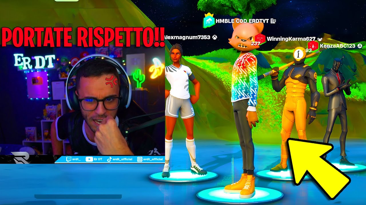 BAMBINO MI INSULTA e MI INVITA NELLA SUA LOBBY CON I SUOI AMICI su FORTNITE!!