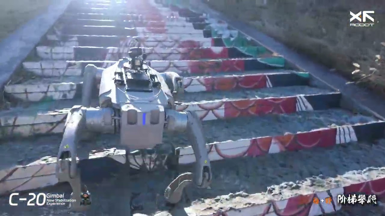 ALLXF C-20 Gimbal x Robot Dog: 'Wild to the Extreme, Stable to Perfection'