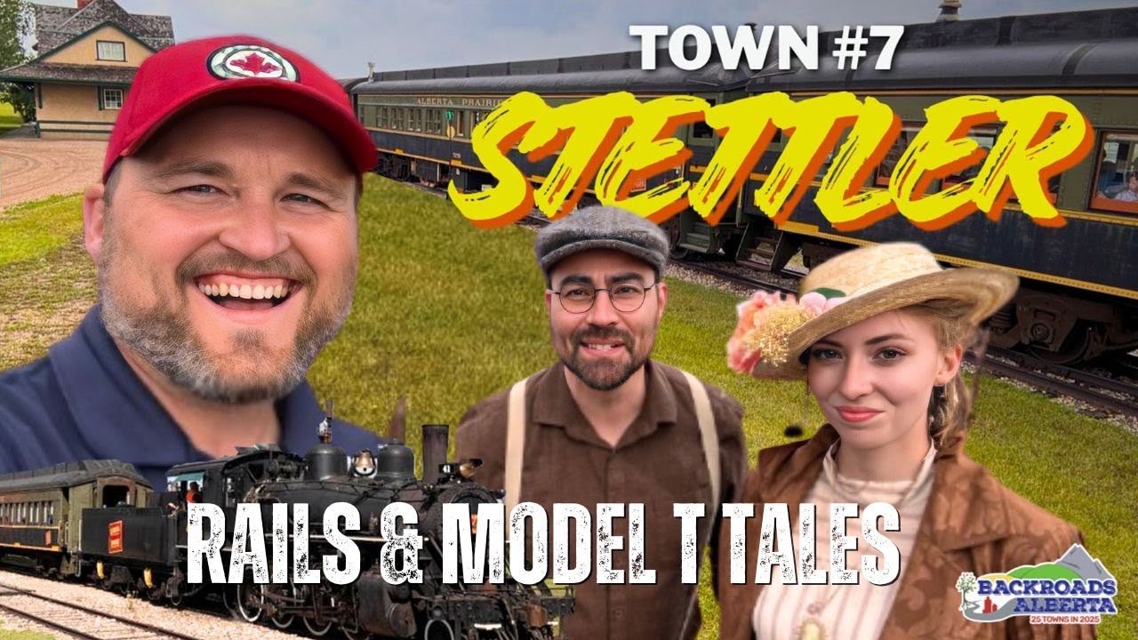 Stettler - Model T Cars and A Steam Engine!!