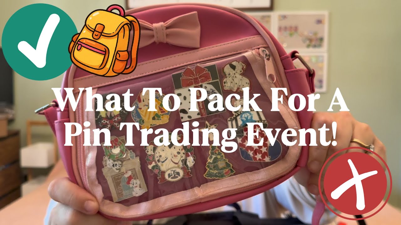 What to pack for a Disney pin trading event🎒✨
