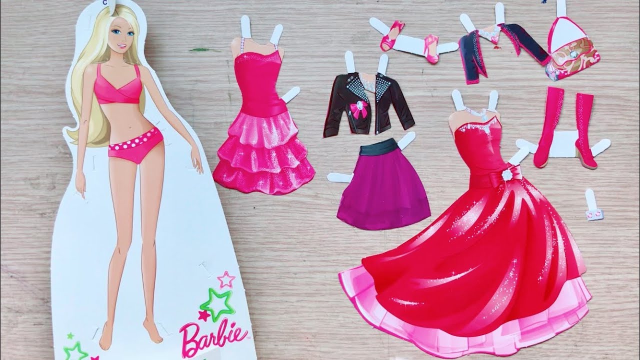 Thời trang búp bê Barbie tập 1 / Thay trang phục công chúa búp bê Barbie /Dolly dressing (Chim Xinh)