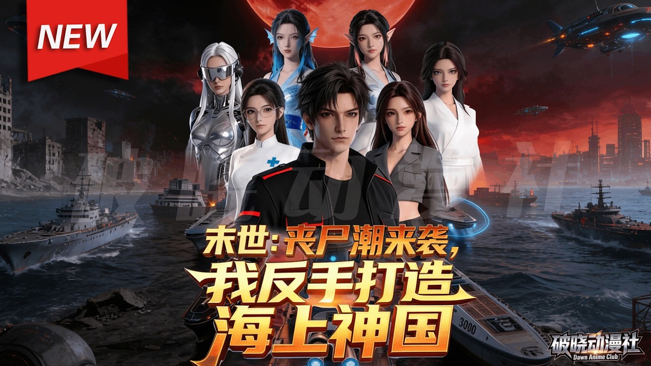 MULTISUB📢新番上线《末世：丧尸潮来袭，我反手打造海上神国》第1~87集丨深海末世降临，我重生回灭世前一小时，果断远离吸血全家，开局一艘艇，反手打造无敌海上神国！#漫剧 #破晓动漫社