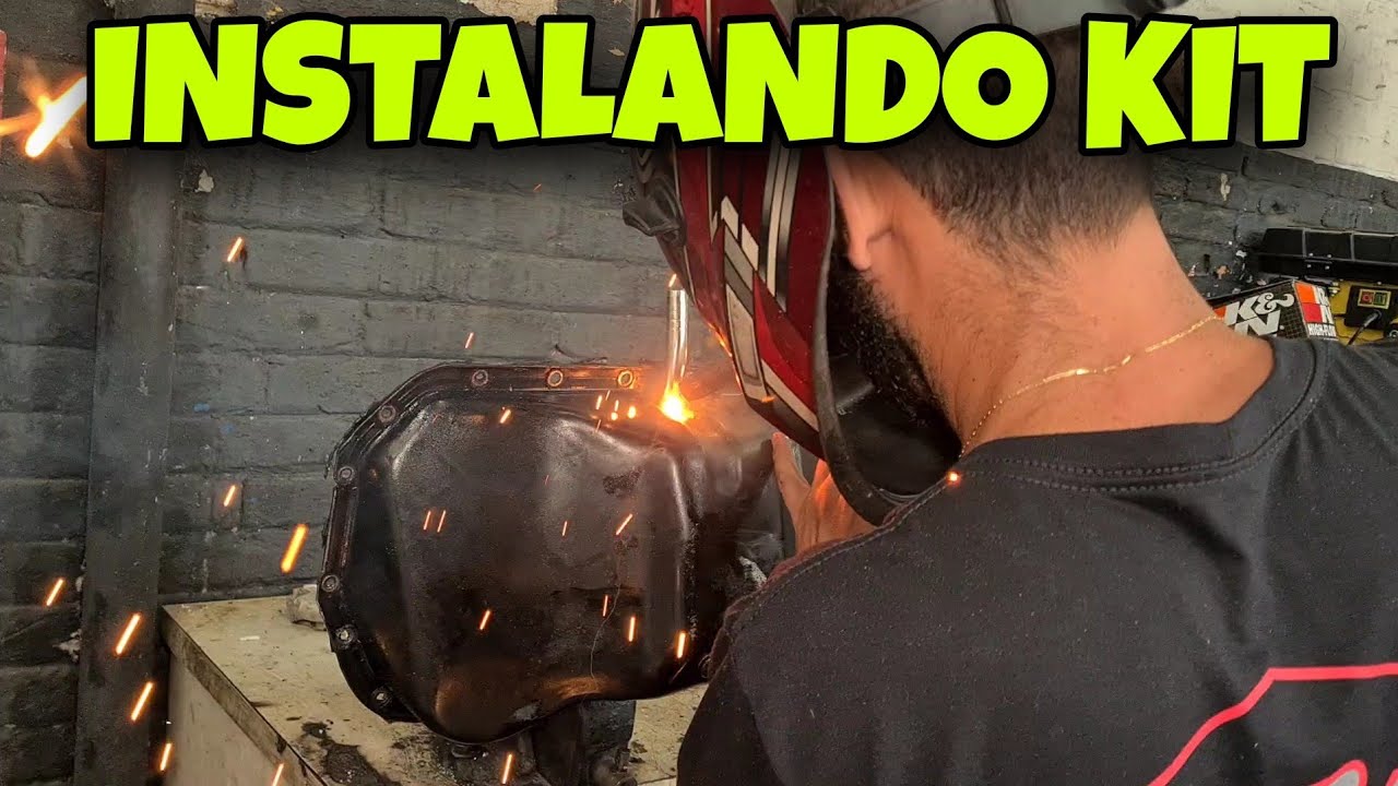 INSTALANDO RETORNO DE ÓLEO DA TURBINA NO CARTER - RACETECH @Escola de Garagem