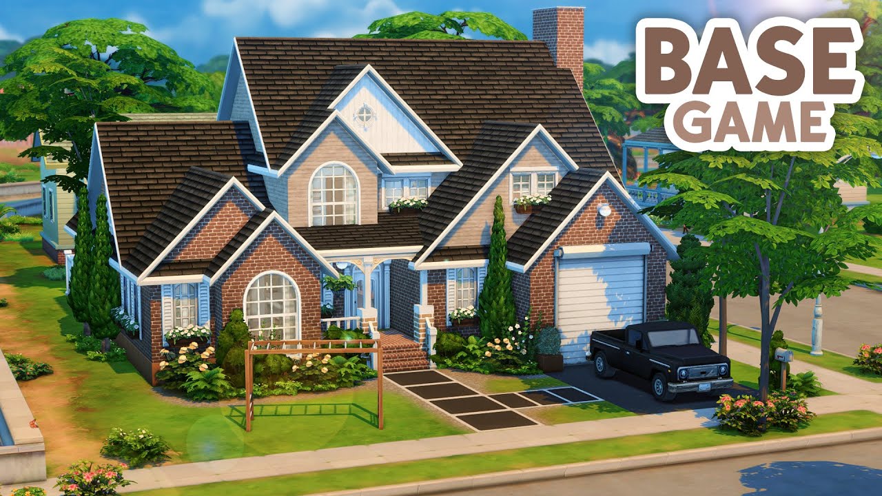 Большая базовая игра «Семейный дом» // The Sims 4 Скоростная сборка