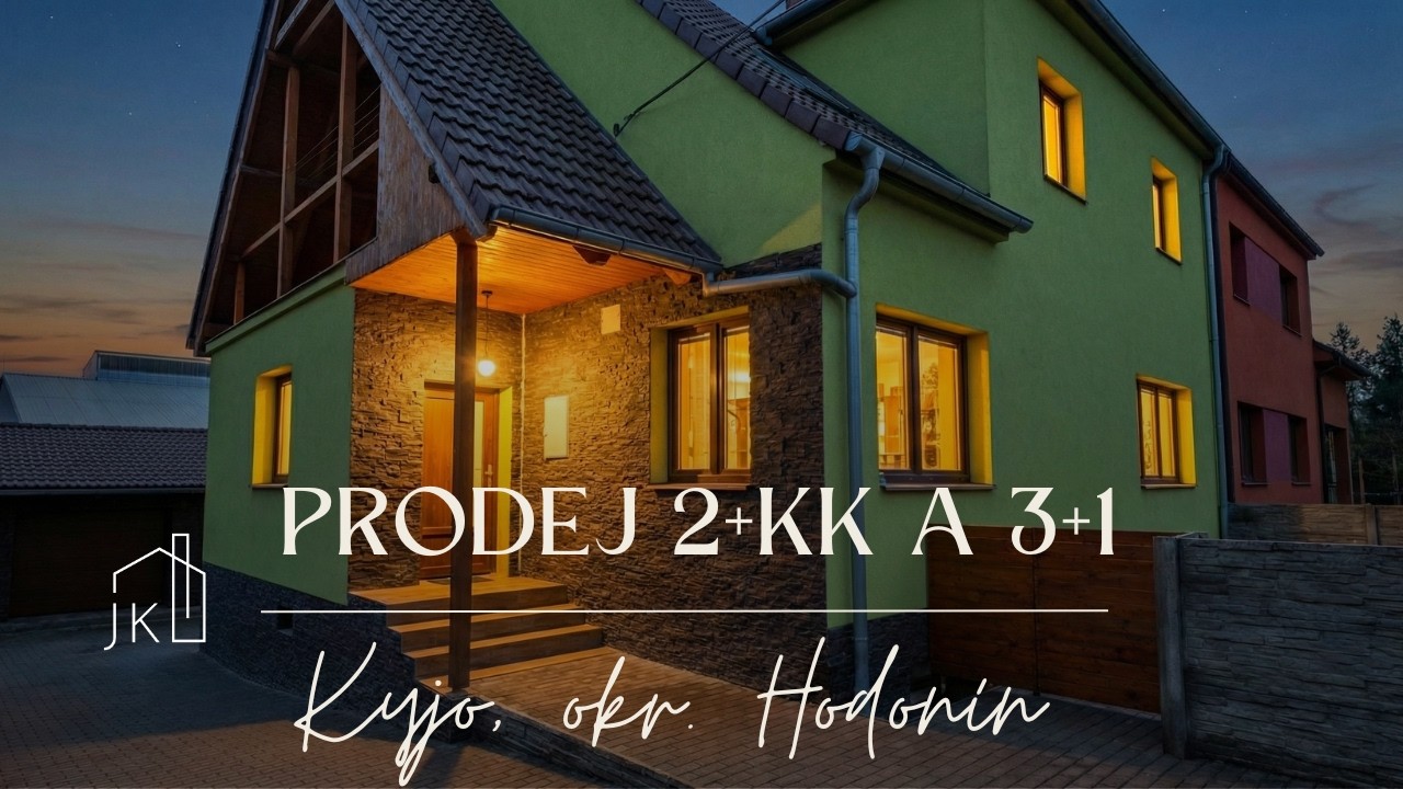 PRODEJ | Rodinný dům v Kyjově | 2 bytové jednotky | zahrada 770 m² | garáž | pergola | ul. Jiráskova
