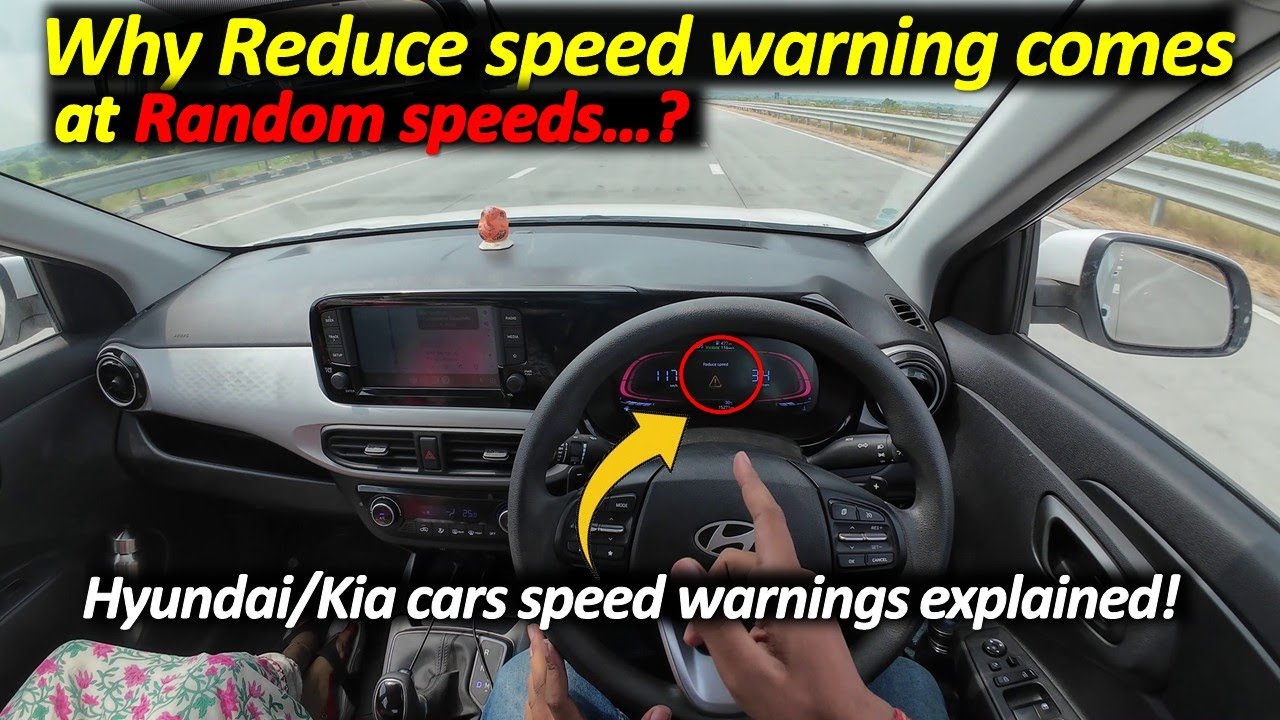 At What Speed “Reduce Speed” Warning Comes in Hyundai Exter 🤔? Random Speed Beep Alerts Explained